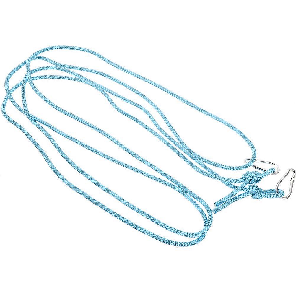 Blue Polyester Clothesline Strap for Outdoor Use Sturdy and Strong Ideal for Camping RV Gardens and