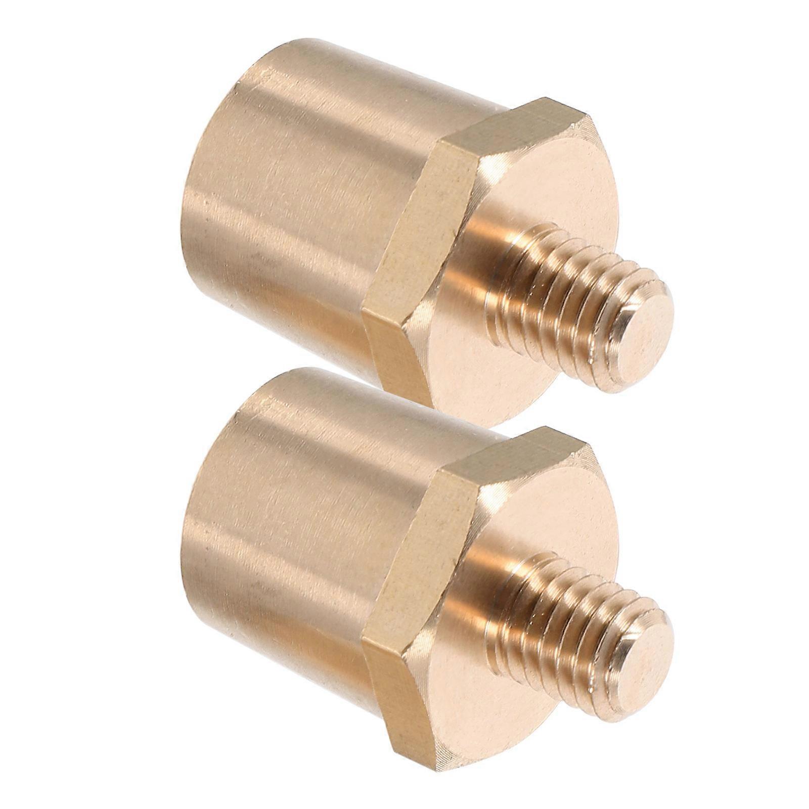 Battery Terminal Adapter 2PCS with Thread Screw Durable Connectors for Cars Boats RVs Reliable Power Connection