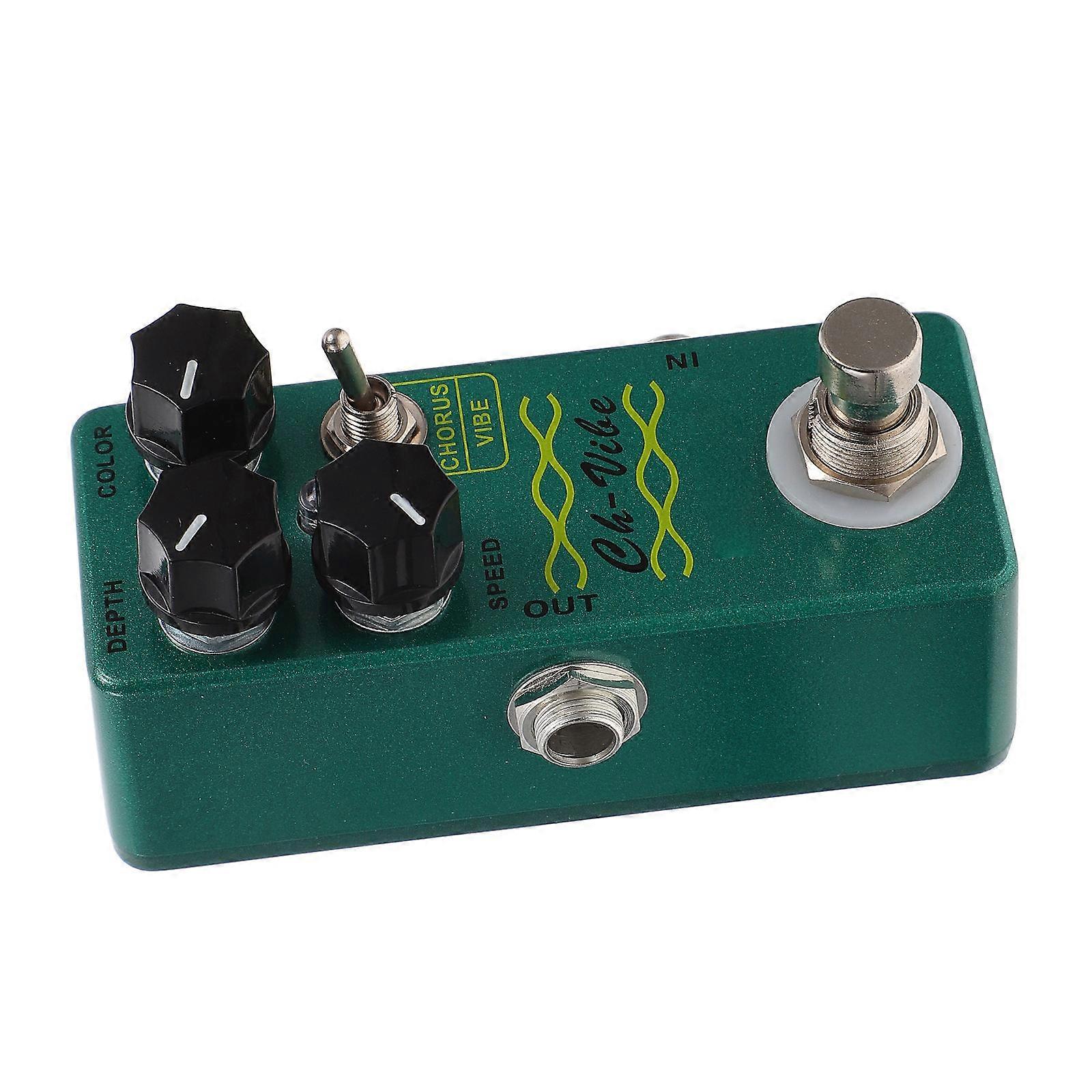 Mini Guitar Effect Processor For Professional Musicians Outdoor Use Green Stable Characteristics 1Pc