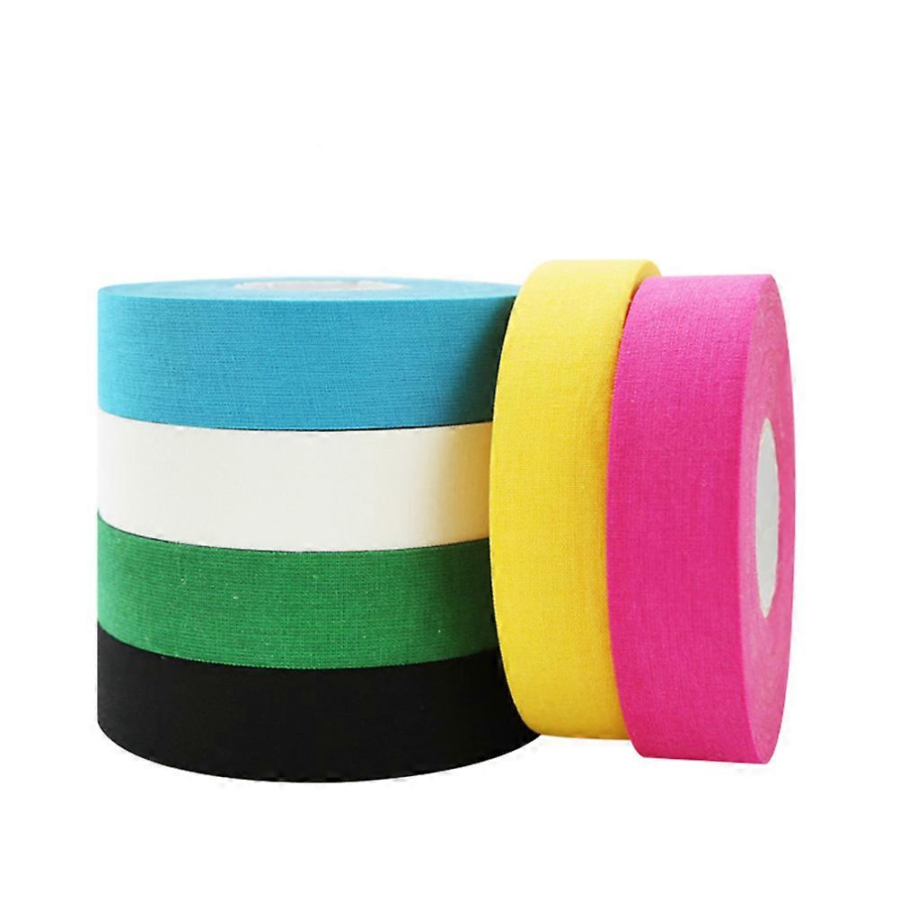 Cotton Hockey Stick Tape for Sports Use Yellow Full Adhesive Back 20M Roll