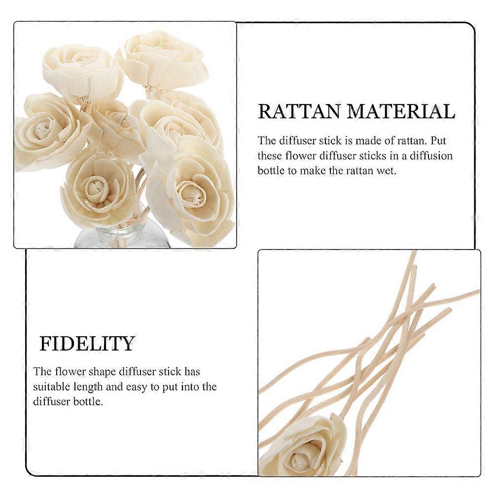 6 stks Gedroogde Bloem Diffuser Sticks etherische olie Diffuser Aroma Diffuser Sticks