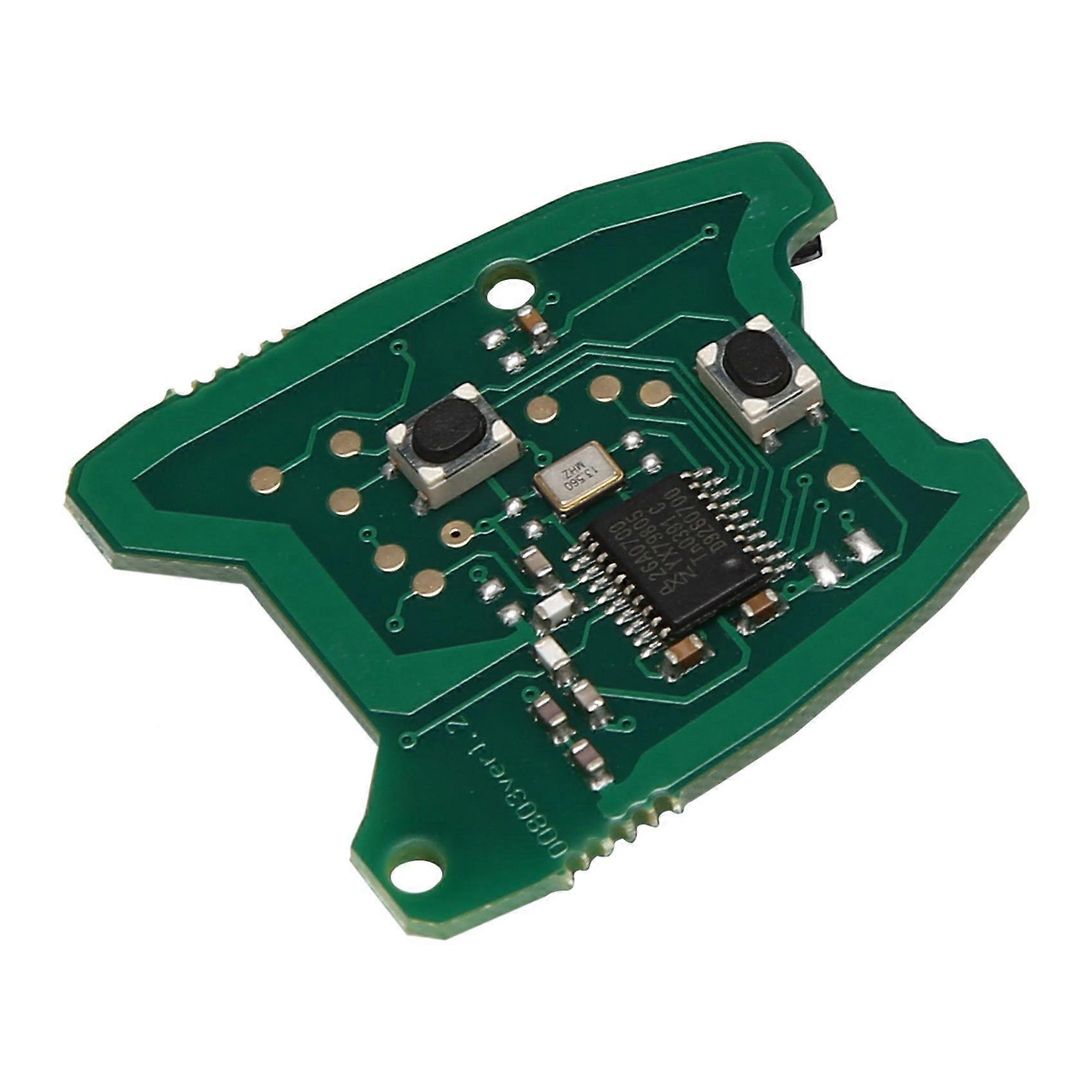 433MHz 2 Button Remote Key Circuit Board for 307 / 2000-2017 73373067C