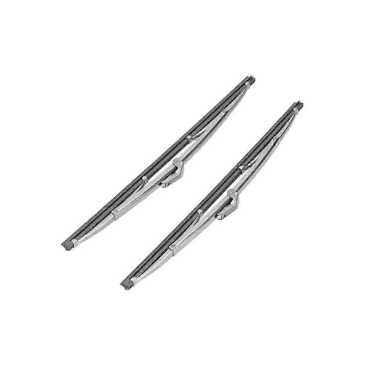 Srebrne Pióro Wycieraczki do Pojazdu Uniwersalnego - 12" Przód Stal Nierdzewna 30.48 cm
