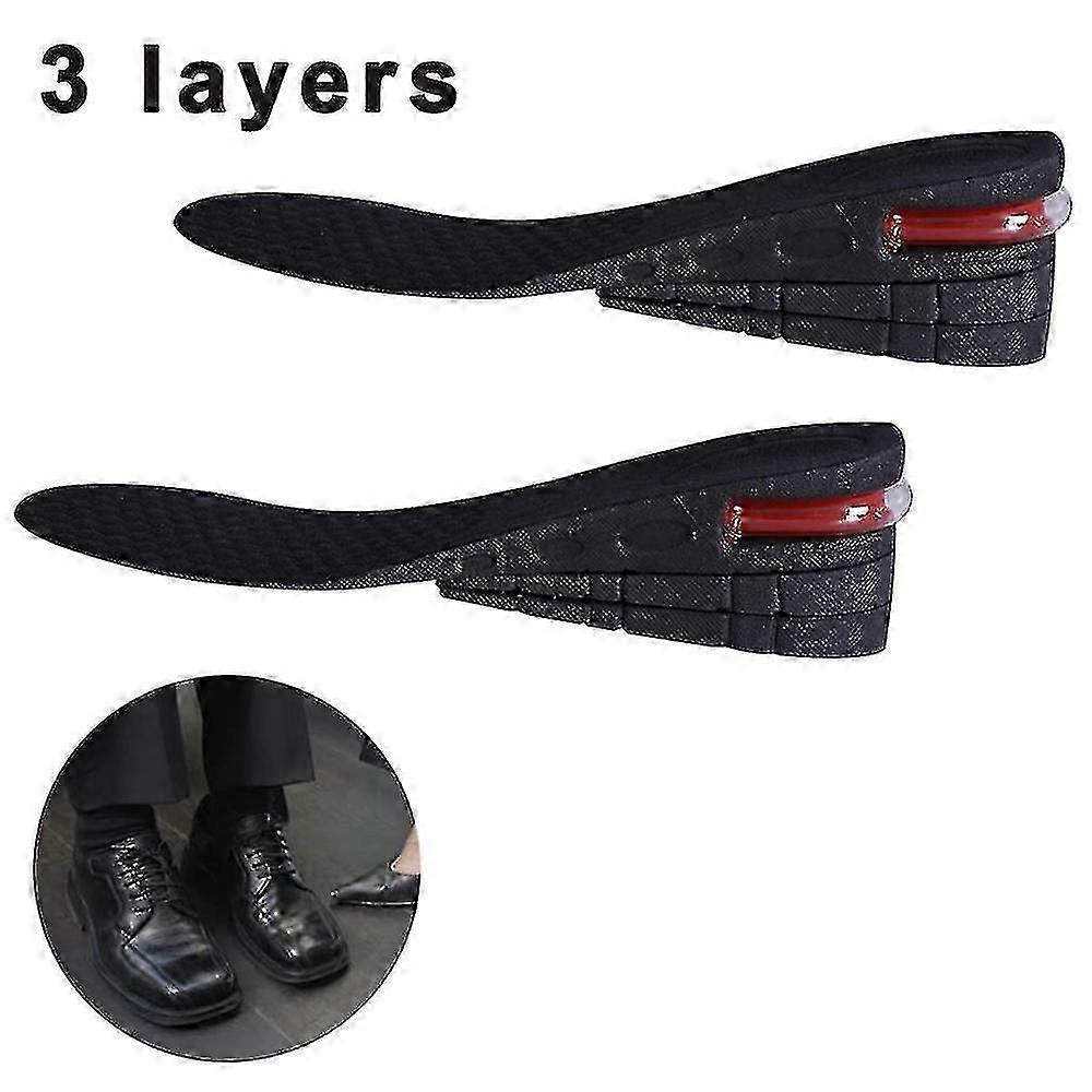 Multi-couches Heightening Semelles Heel Lifting Set Semelles intérieures