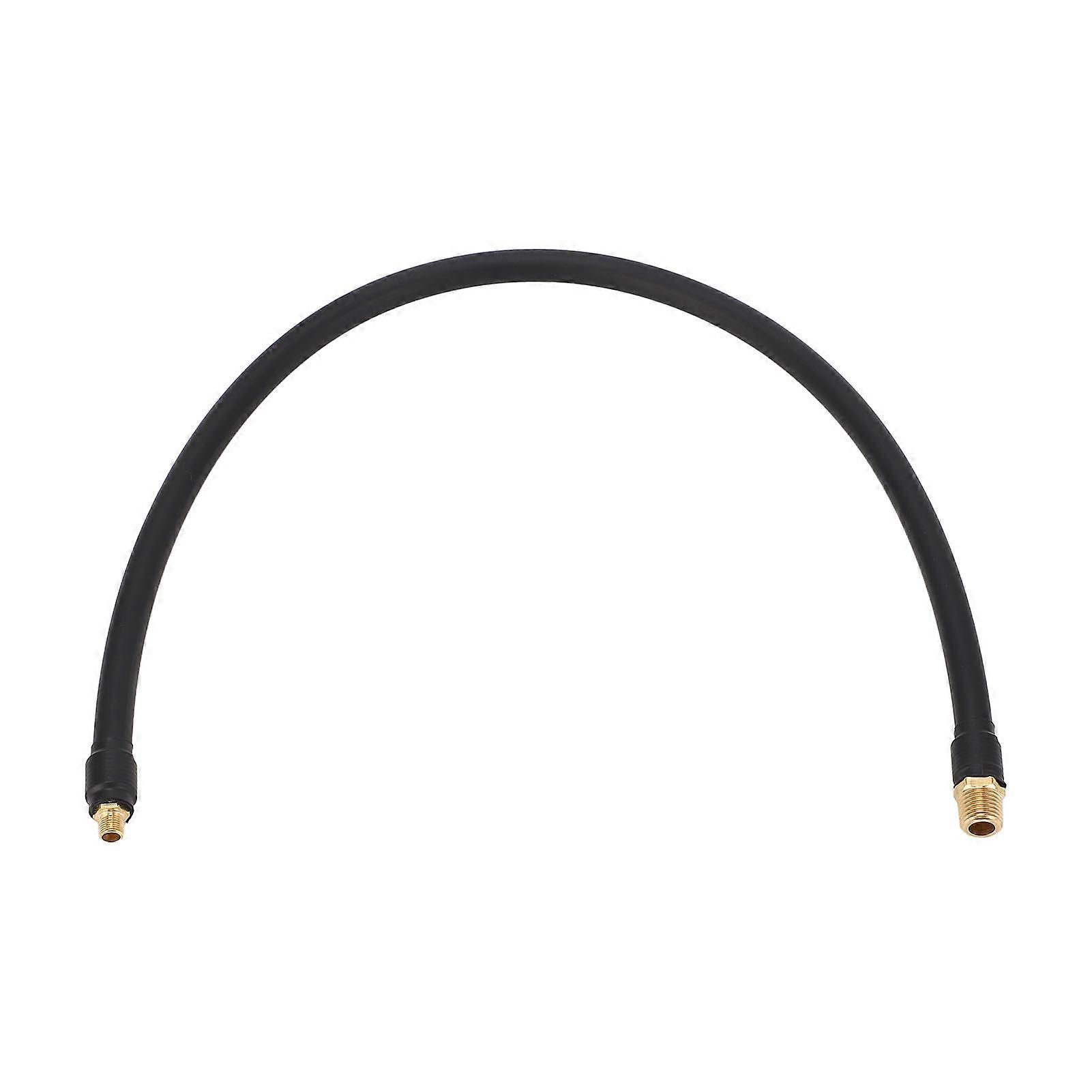 1/4in NPT Air Compressor Hose Rubber Double Head Air Pump Tire Inflation Inflator Connection Hose