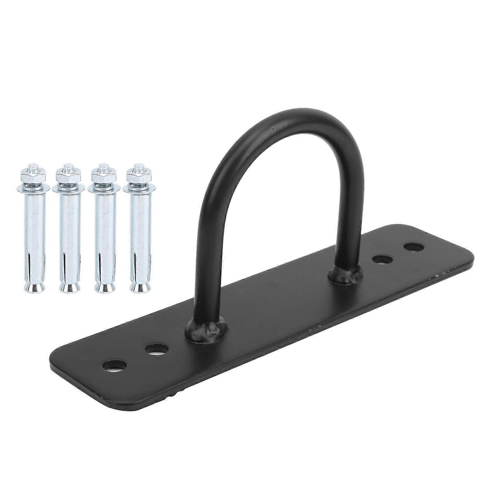 Rock climbing wall ceiling mount hanger for hammock hooks with screws