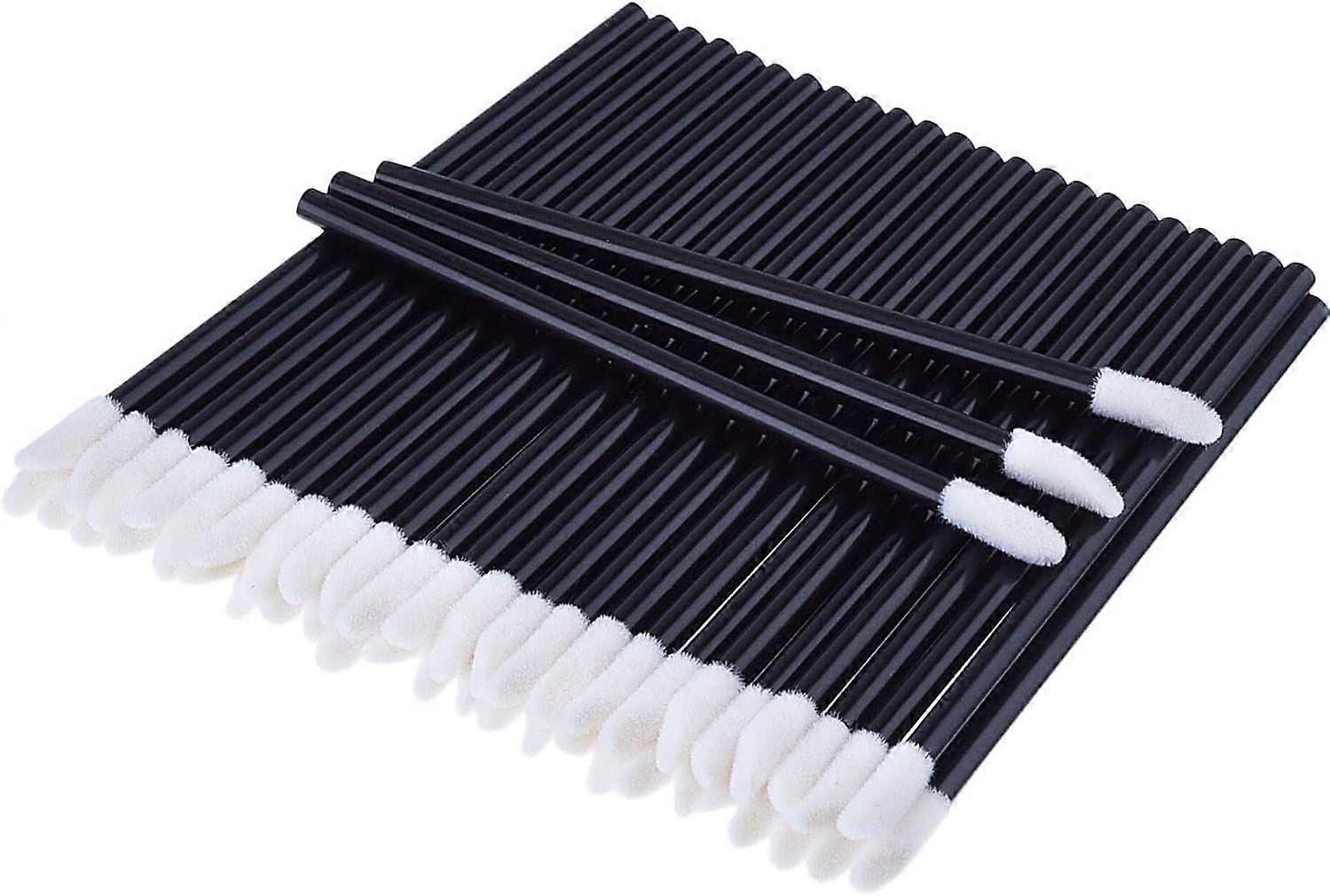 200 Black Lip Brushes - Disposable Gloss Applicators