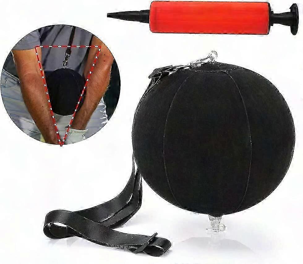 Golf Smart Ball, Swing Training Aids, Portable Impact Ball Ultra-light, Inflatable Posture Correction Tool With Inflator Included