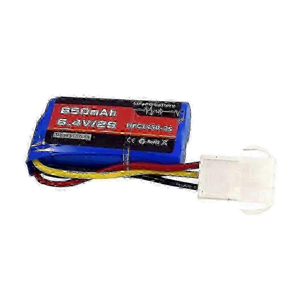 6.4v 2s 650mah Li batteri / El4.5-3p kvinnelig P-to-r for Rc lastebil bil hurtigbåt