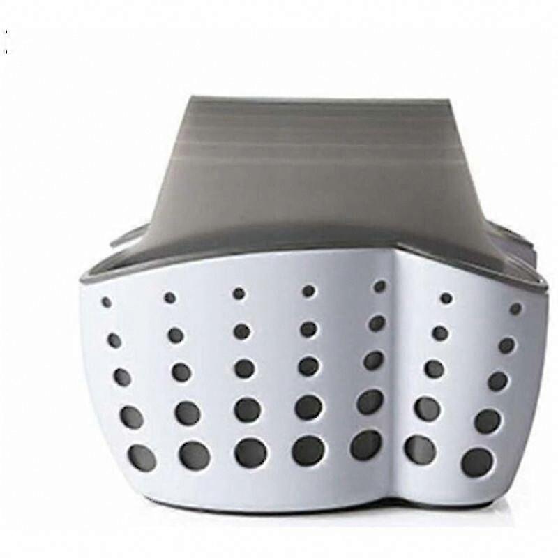 Sponge Holder Sink Rack for Kitchen & Bathroom - White Organizer Gadget