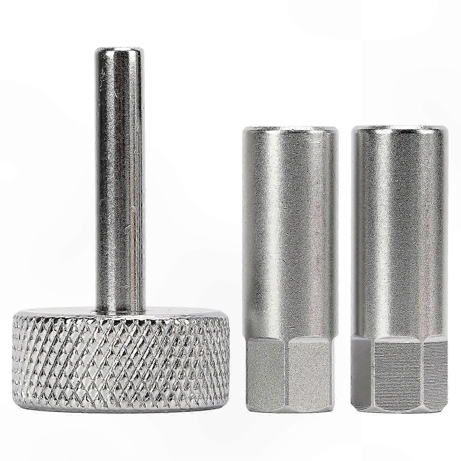 3-Piece Valve Adjustment Tool Set, 8-9mm Locknut Sockets, 3mm Square Driver for Motorcycles & ATVs