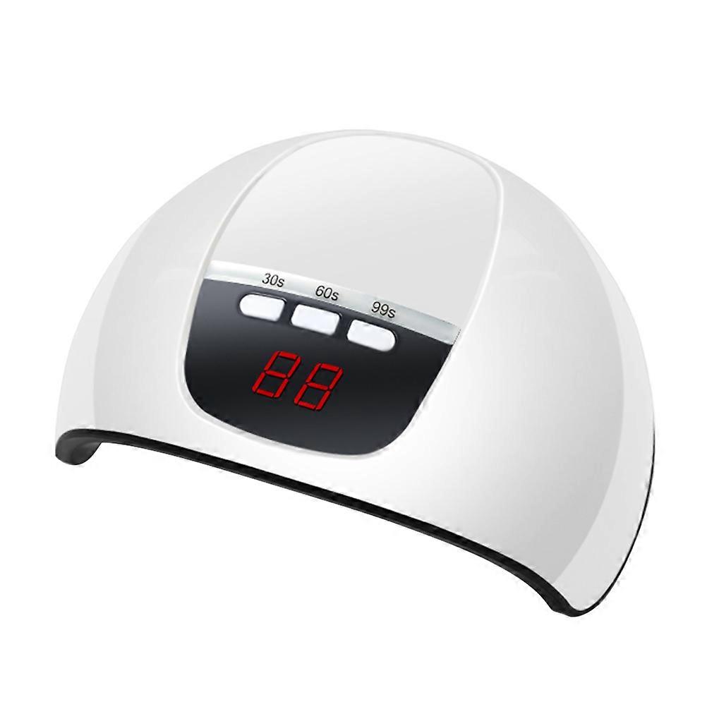 Nail Lamp Light Rectangular Nail Salon White Abs Gel Nail Curing 1Set