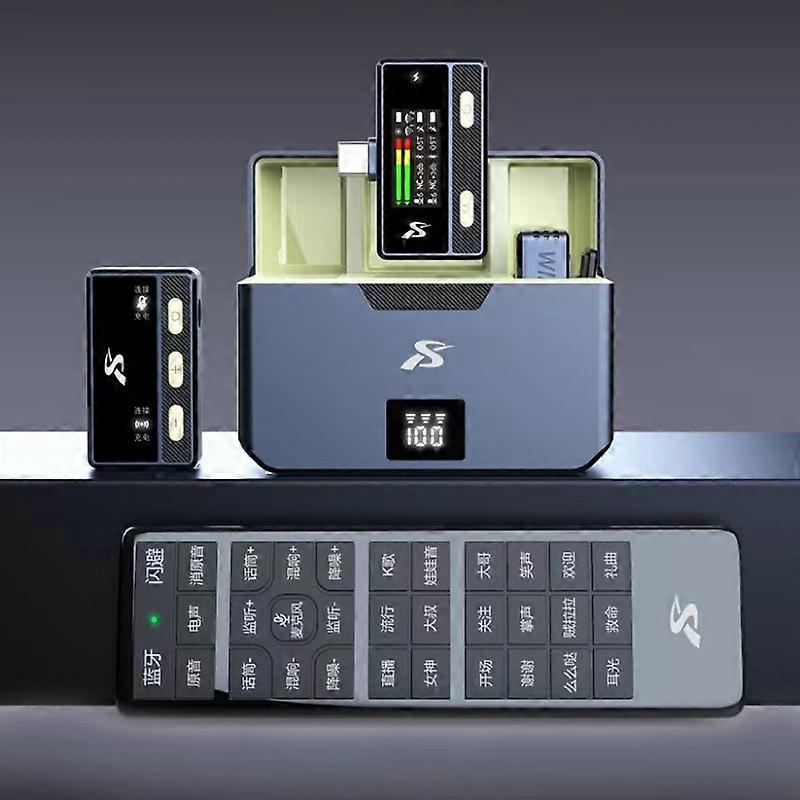 SX66 2 in 1 Lavalier Wireless Microphone