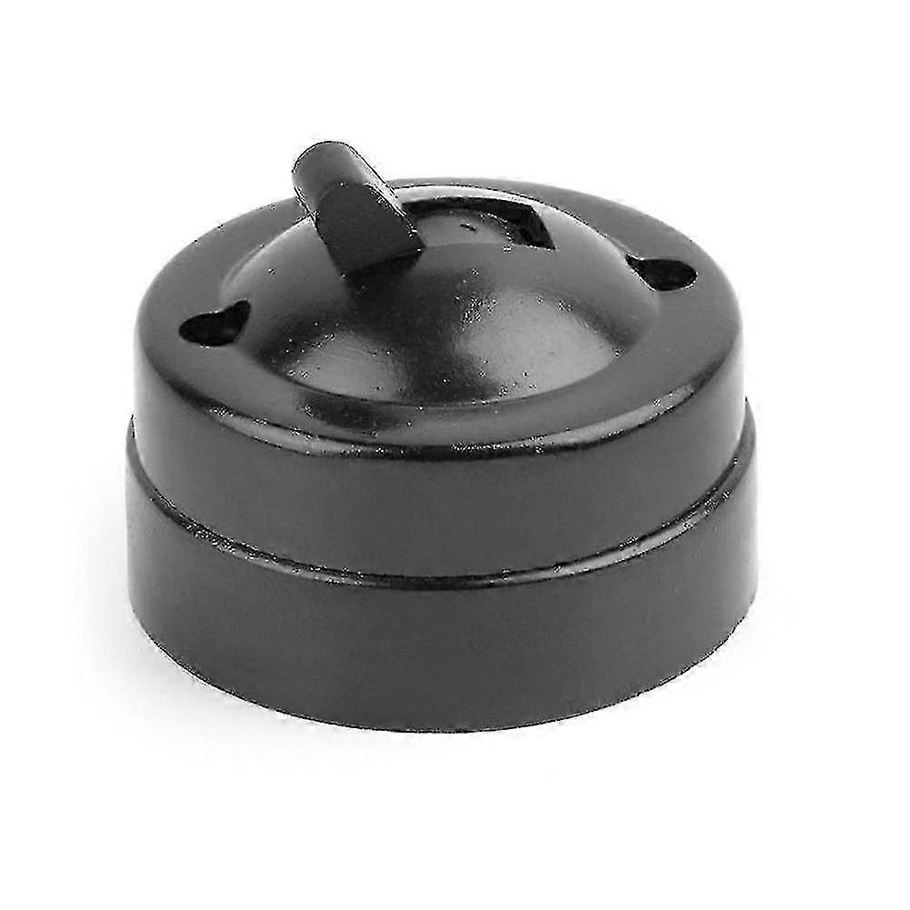 Retro Single-control Switch Old-fashioned Round Surface Mounted Wall Light Button Switch