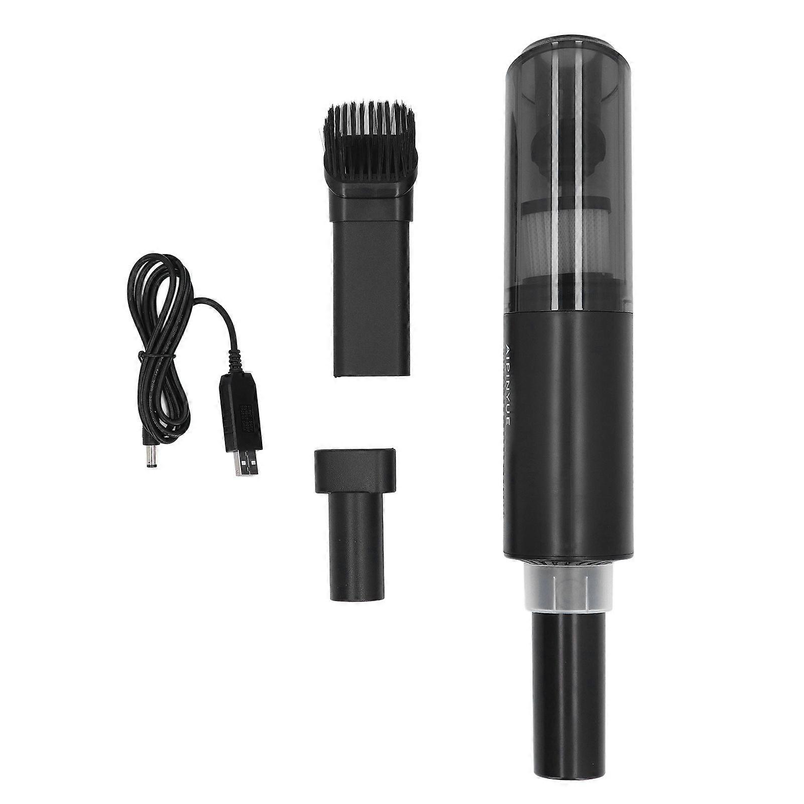 Mini Vacuum Cleaner Cordless Handheld Portable Rechargeable High Power for Home Car Keyboard Black