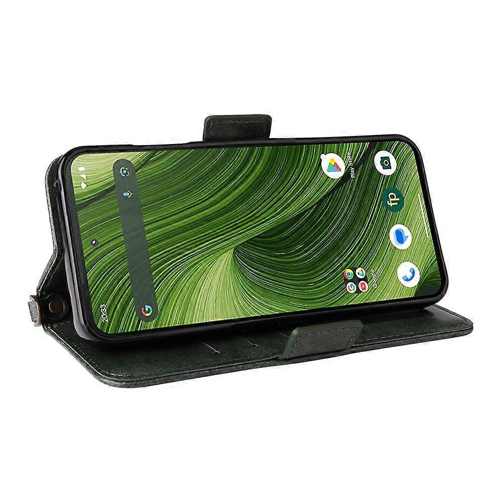 Housse Portefeuille 360° Pour Fairphone 4 - Protection Complète En Simili Cuir Noir