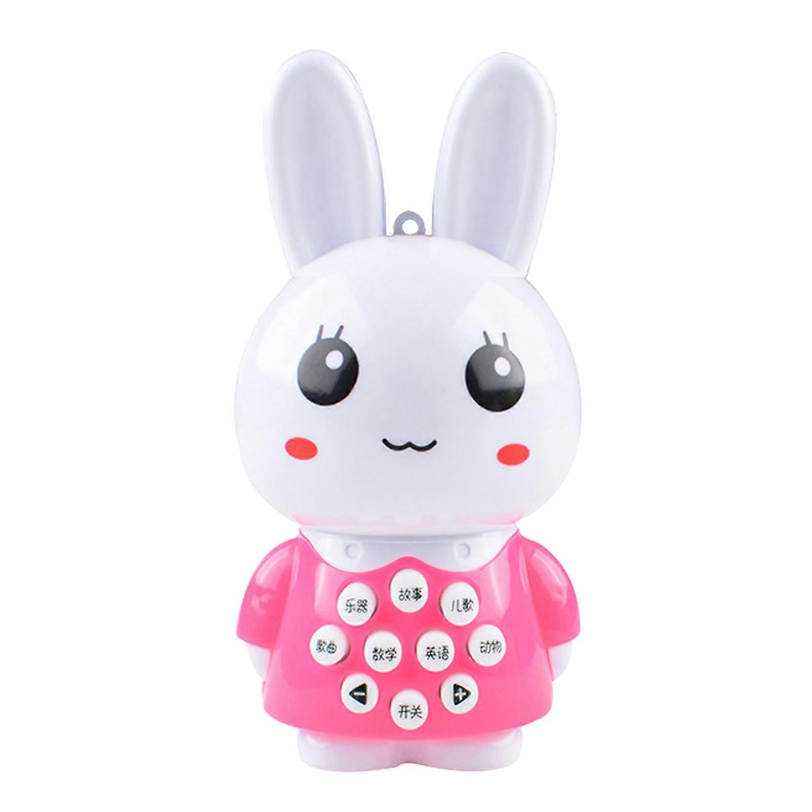 Bunny Early Learning Machine Pink 10x5cm Multifunctional Audio Player