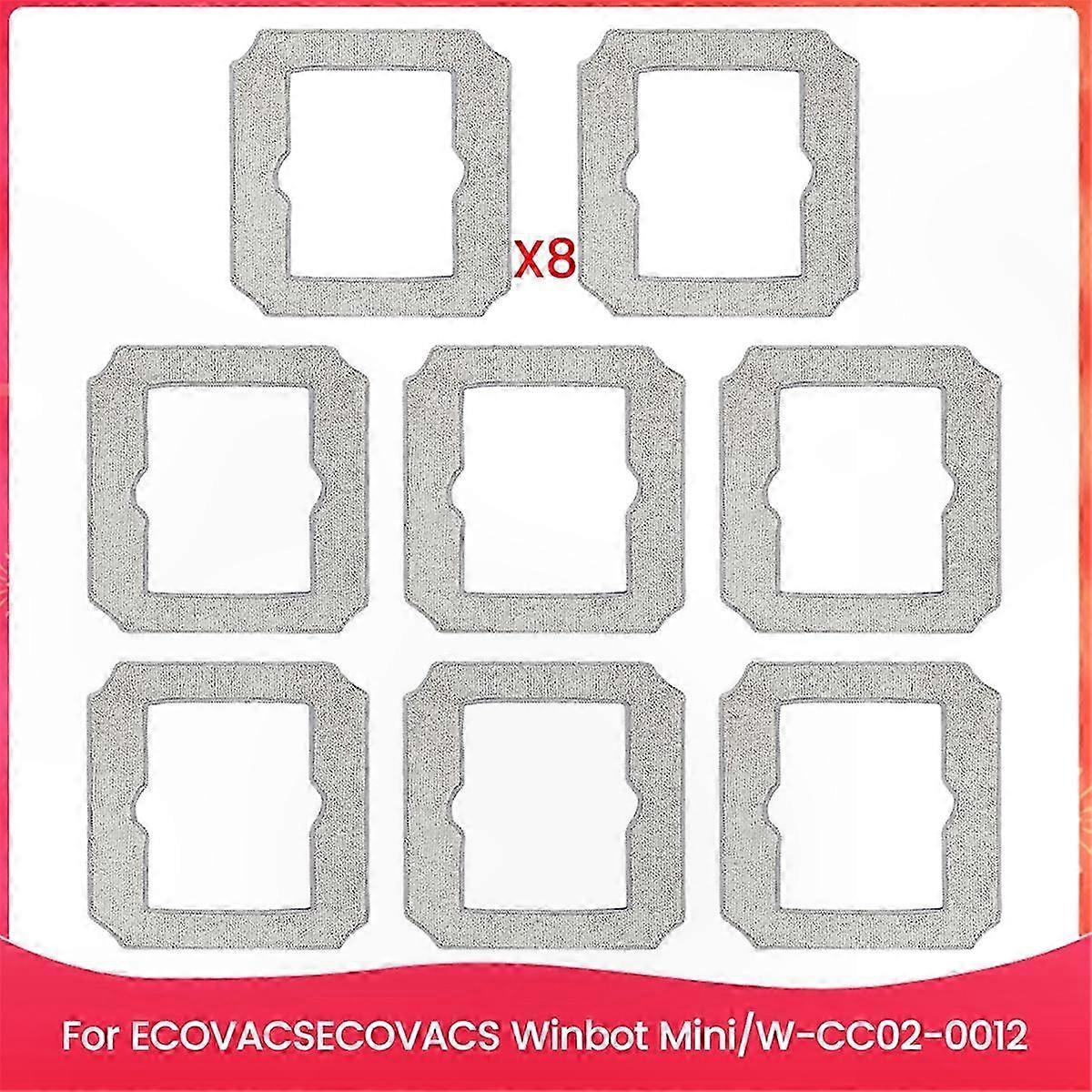 Replacement Cleaning Pads for Robotic Window Cleaner-Compatible with Multiple Models