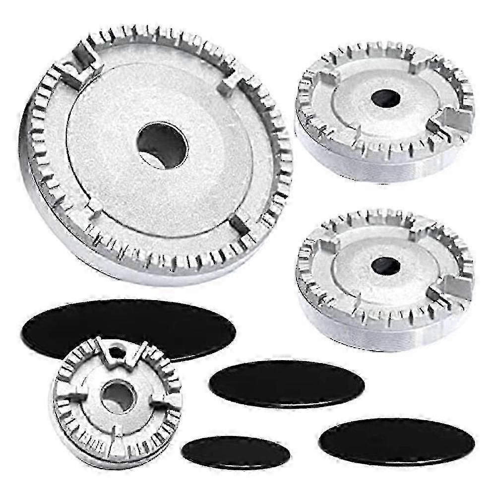 Universal Cooker Hob Burner Cap & Flame Crown Kit