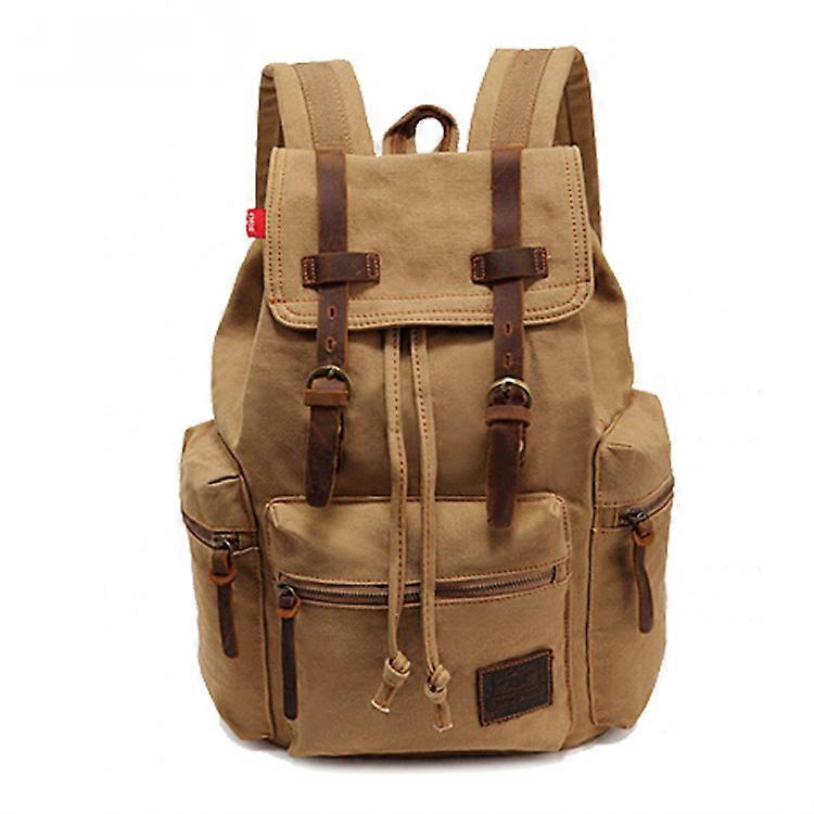Chikage Large Capcity Multi-function Canvas Bag Vintage Business Commuter Men's Backpack High Quality Unisex Computer Bag Backpacks
