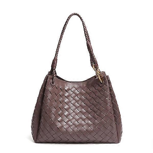 Ladies' woven bags with a PU outer layer and a polyester lining, fashionable and practical