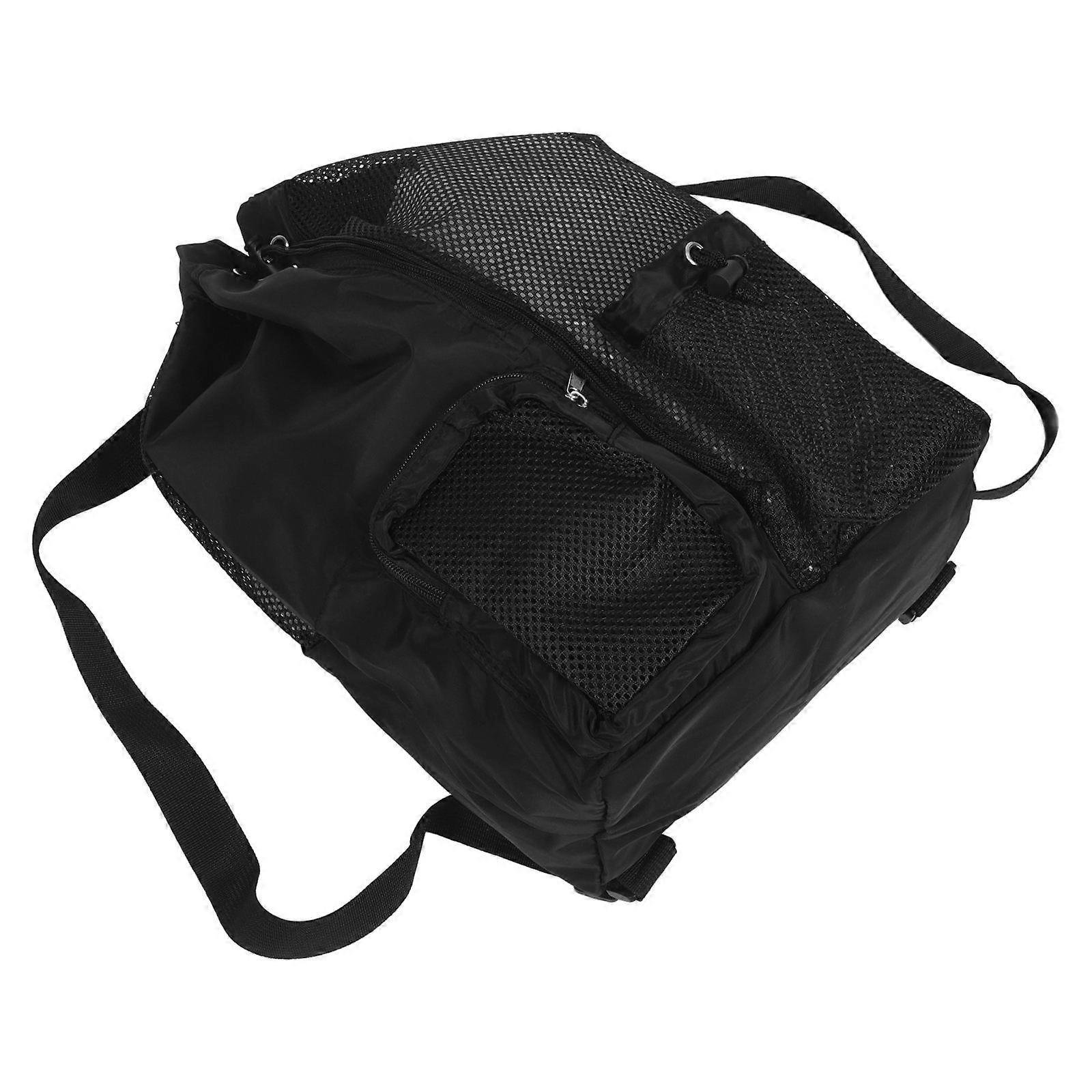 Mesh Bag Swim Drawstring For Gym Equipment Beach Activities Square Waterproof Wet Bag 1Set