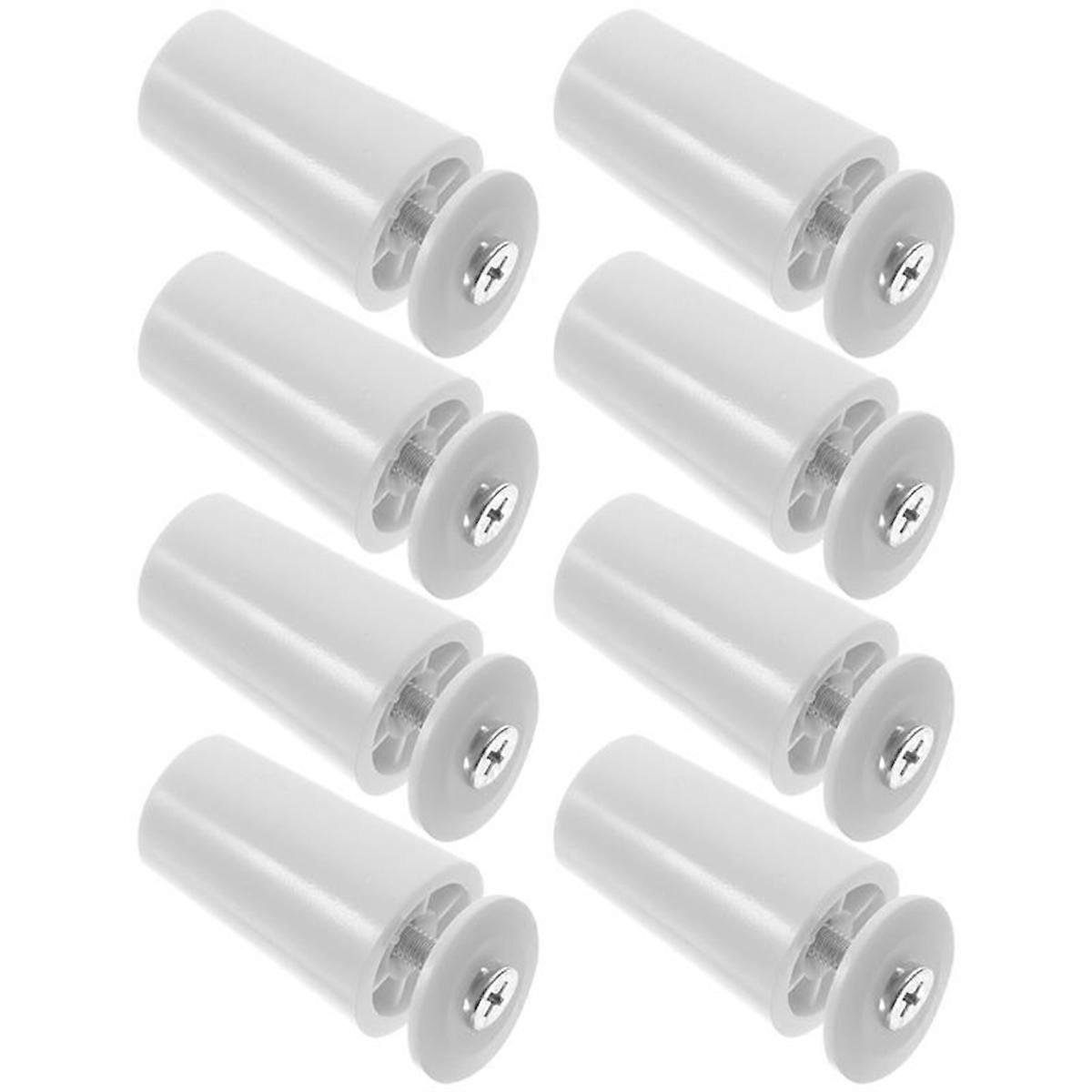 8PCS White Blinds Stops for Window Buffer Roller Shutters