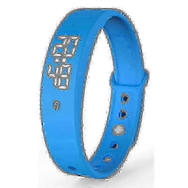 Vibration Alarm Watch with 6 Daily Alarms & Pill Reminders, Body Temperature Monitor