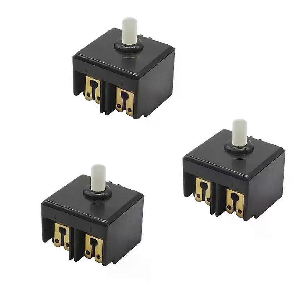 3pcs Angle Grinder Switch For Bosch For GWS6-100 Angle Grinder Polisher Power Tools Replacement Push Button Switch Parts