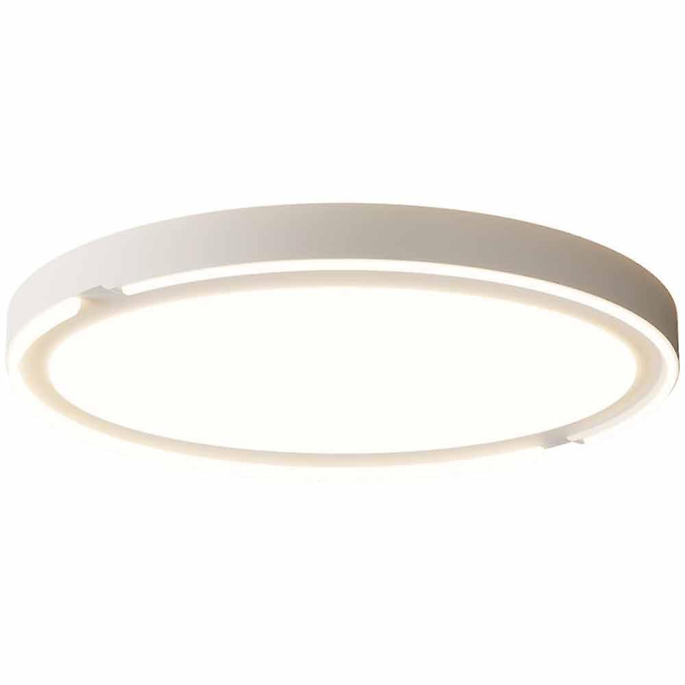 LED Round Ceiling Lamp 40cm 6000K Cool White Energy Saving Flush Mount Flat Ceiling Light For Bedroom Kitchen Corridor