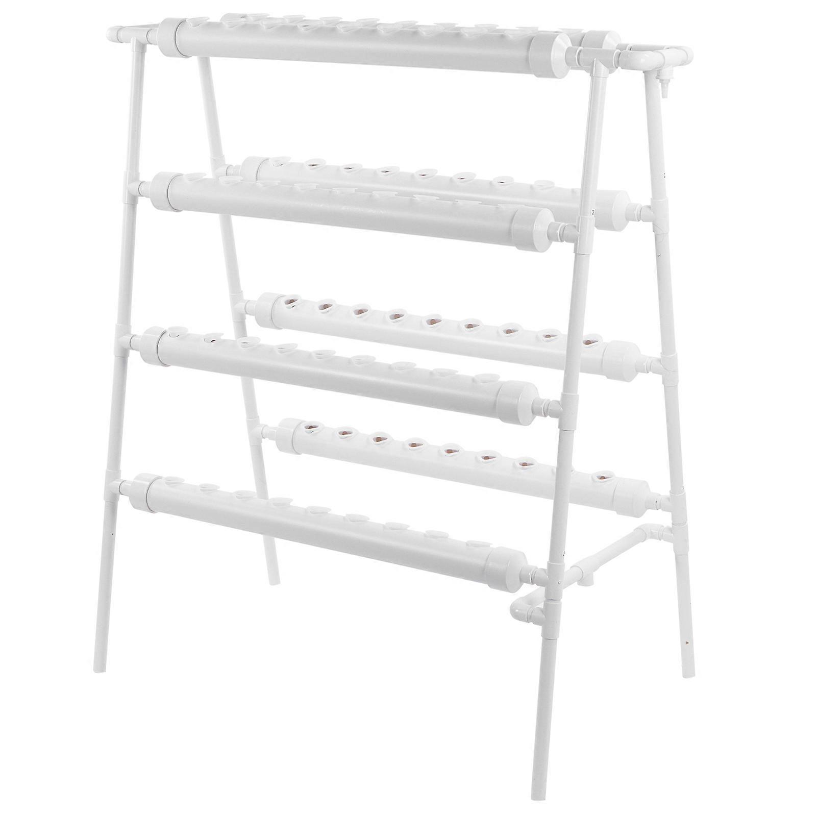 4 Layers 72 Hole PVC Hydroponic Grow Kit 110x59x120cm Kit