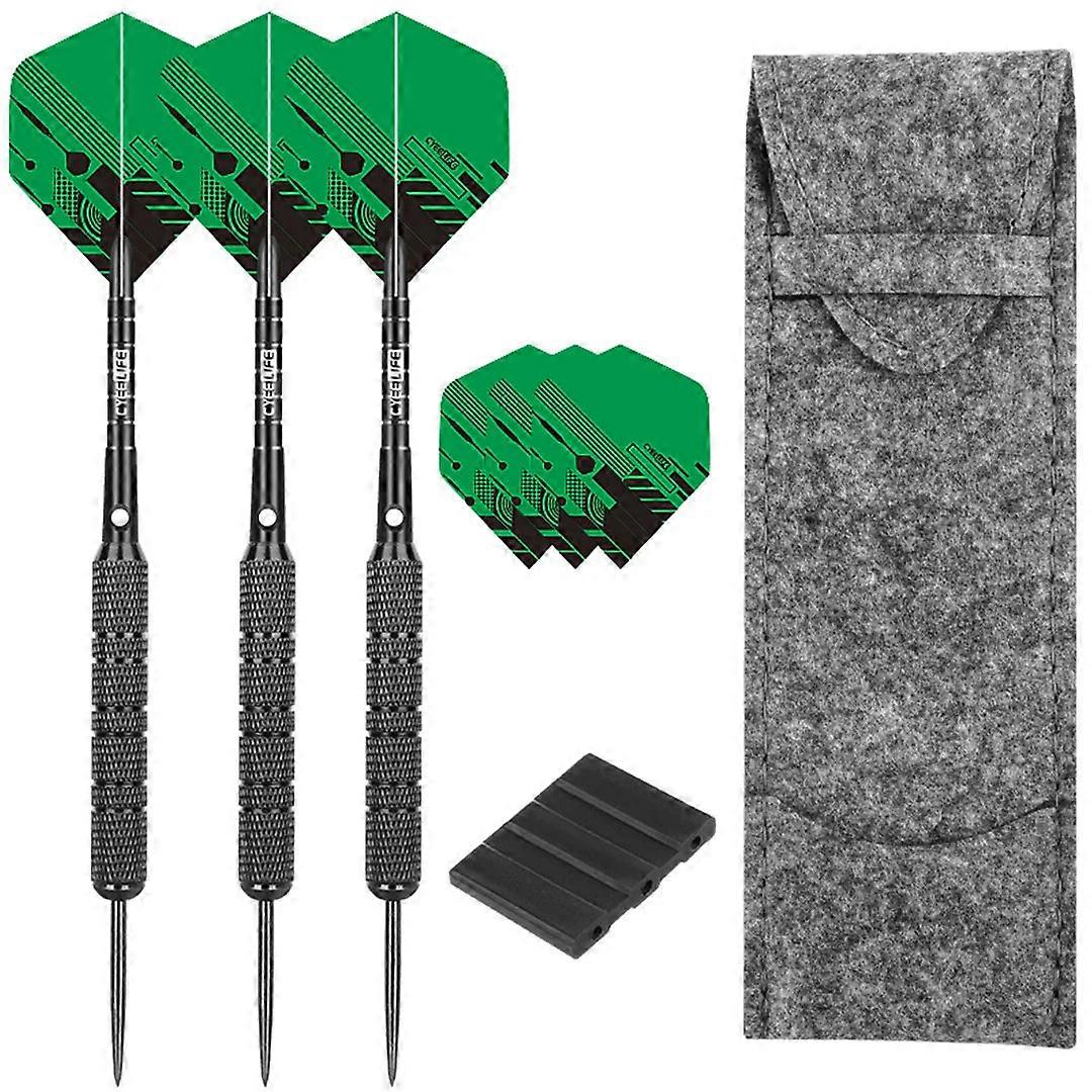 Professional Steel Tip Darts Set - 18/20/22/28/32/38g Aluminum Shafts, Hard