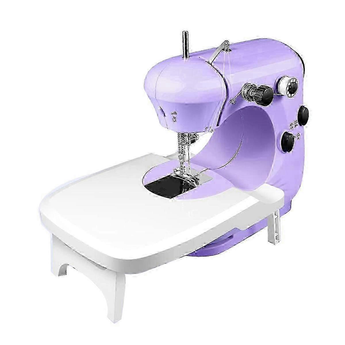 Sewing Machine Portable 2-Speed Mini Sewing Machine Beginners Safe Sewing Kit Sewing Machine Extens