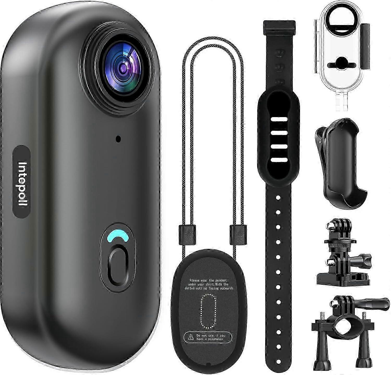 2025 4K Mini Action Camera - 128GB Thumb-Sized POV Cam for Portable Body Recording