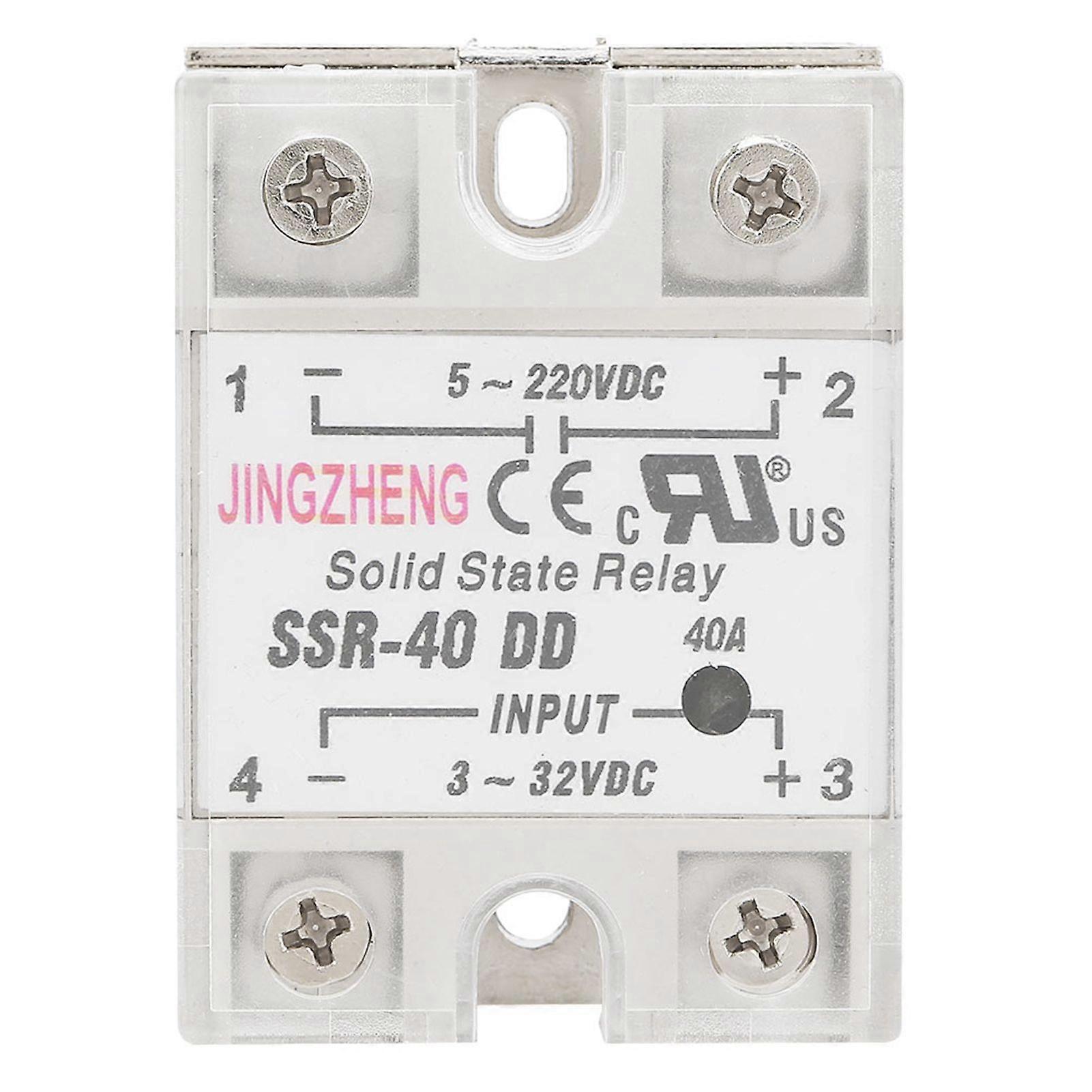 SSR-40 DD 40A 5-220VDC Solid State Relay For Industrial Automation Process