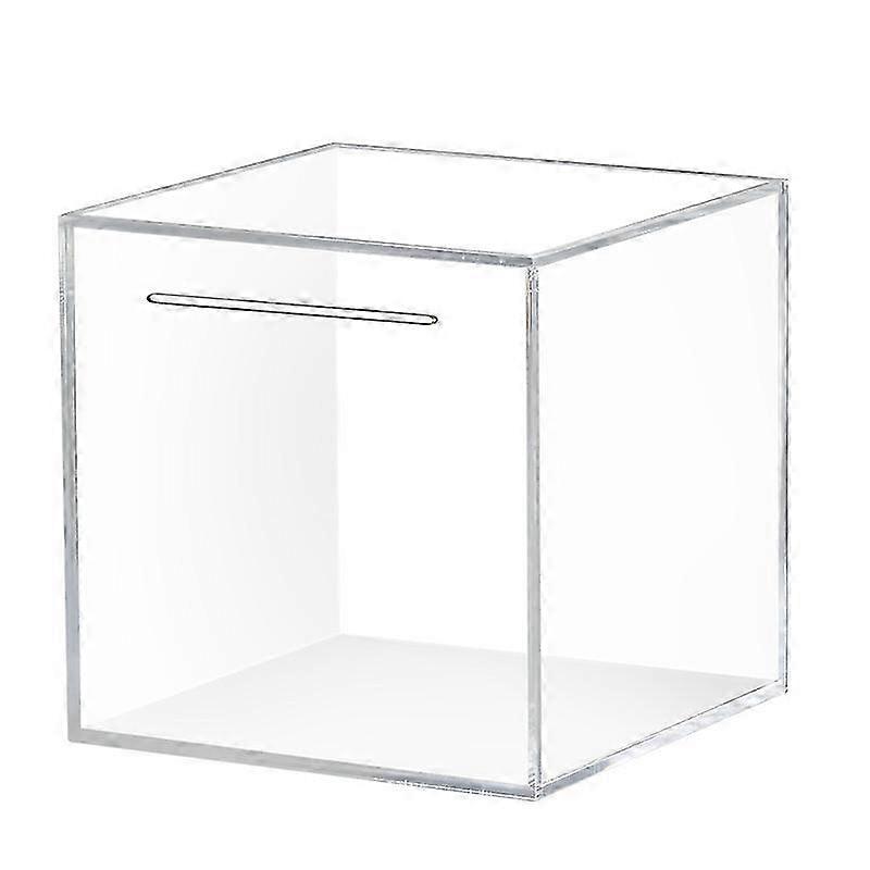 Acrylic Piggy Bank for Adults Kids Must Break to Open,Translucent Money Saving Box Only in and Out Child