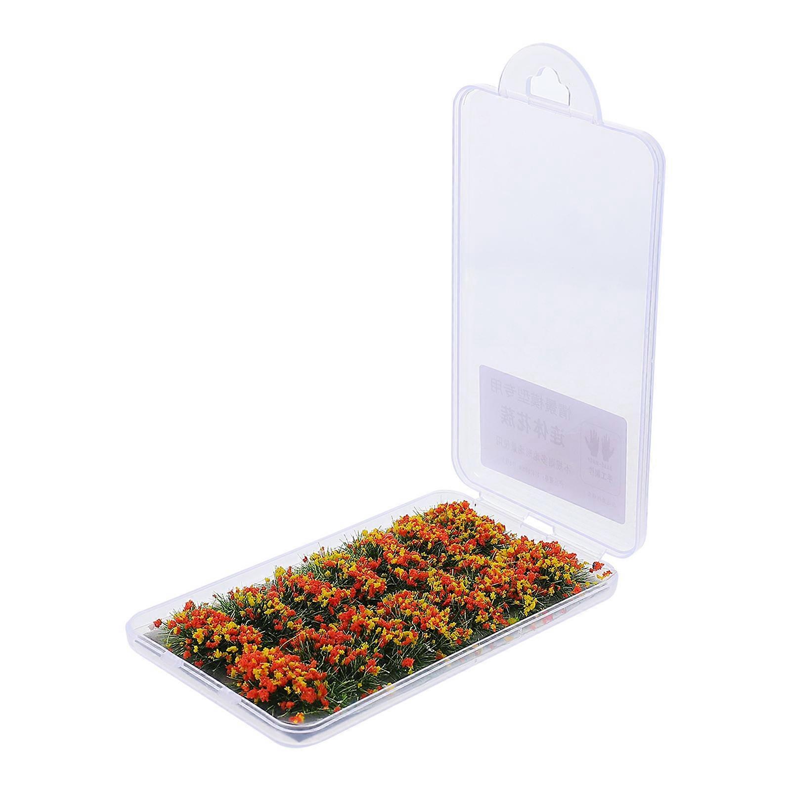 Simulation Flower Cluster Resin Decorative Micro Landscape Adornment for 2 Boxes