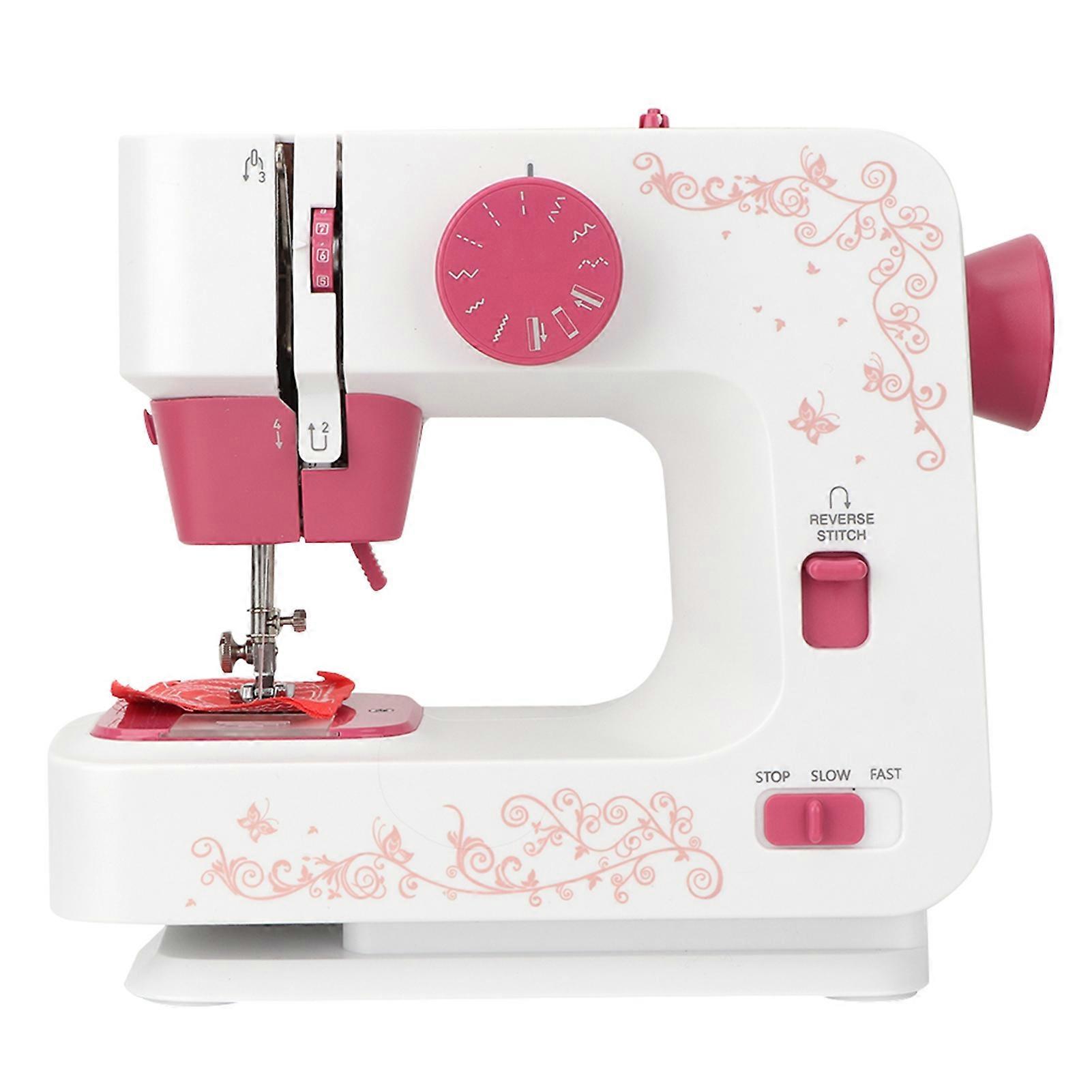 Mini Electric Handheld Sewing Machine with 12 Stitches & LED Lamp