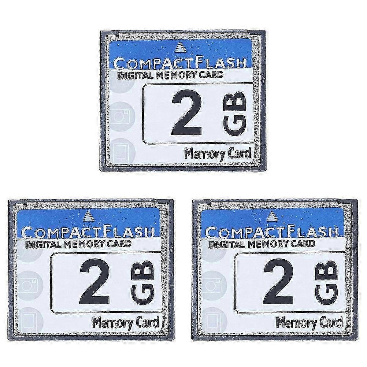 3X Professional 2GB Compact Flash Memory Card compatible with Camera, Advertising Machine, Industrial Computer