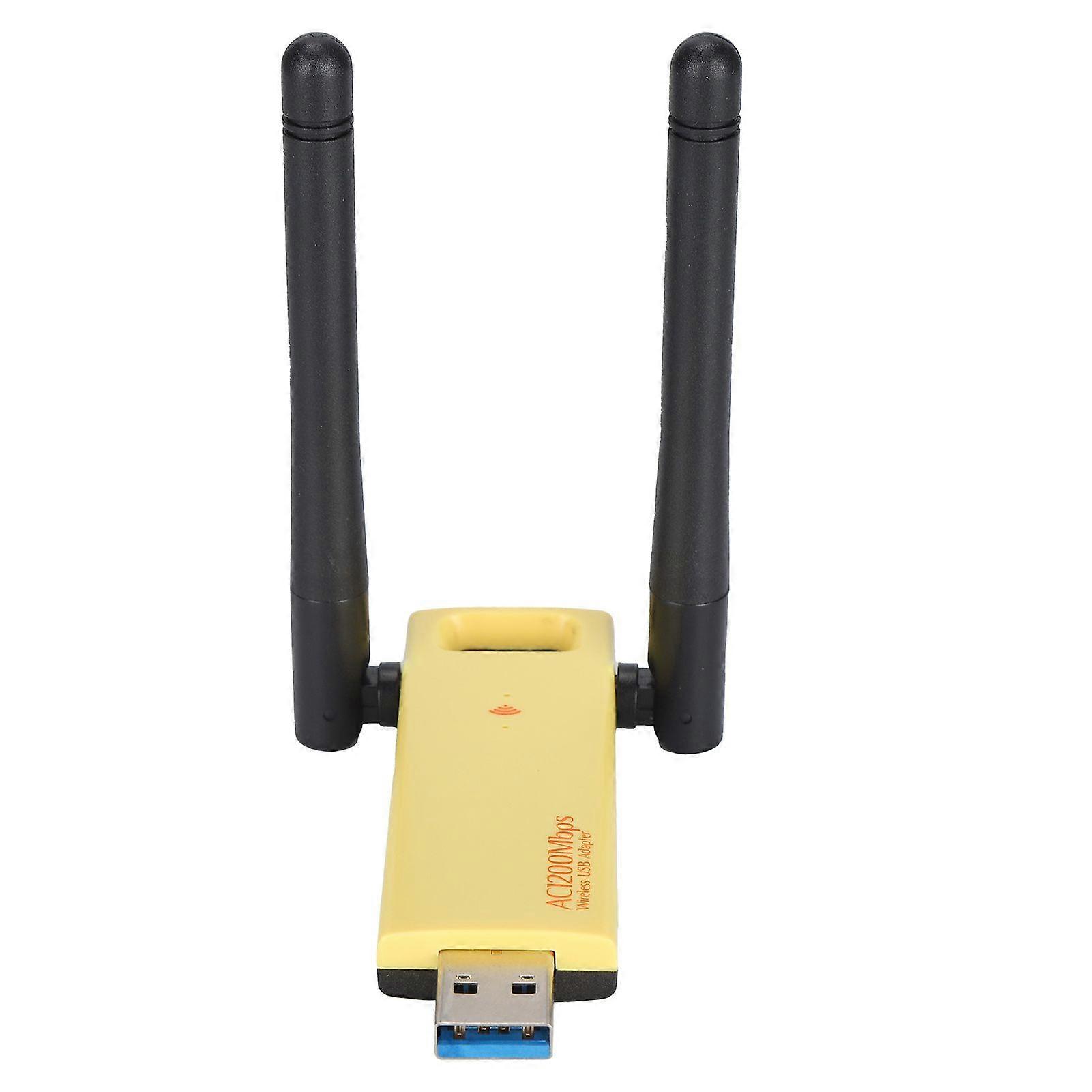 WiFi Adapter Wireless Antenna 11AC Dual Band 5.0G/2.4G 1200M Mini USB Network Card for Desktop Laptop PC