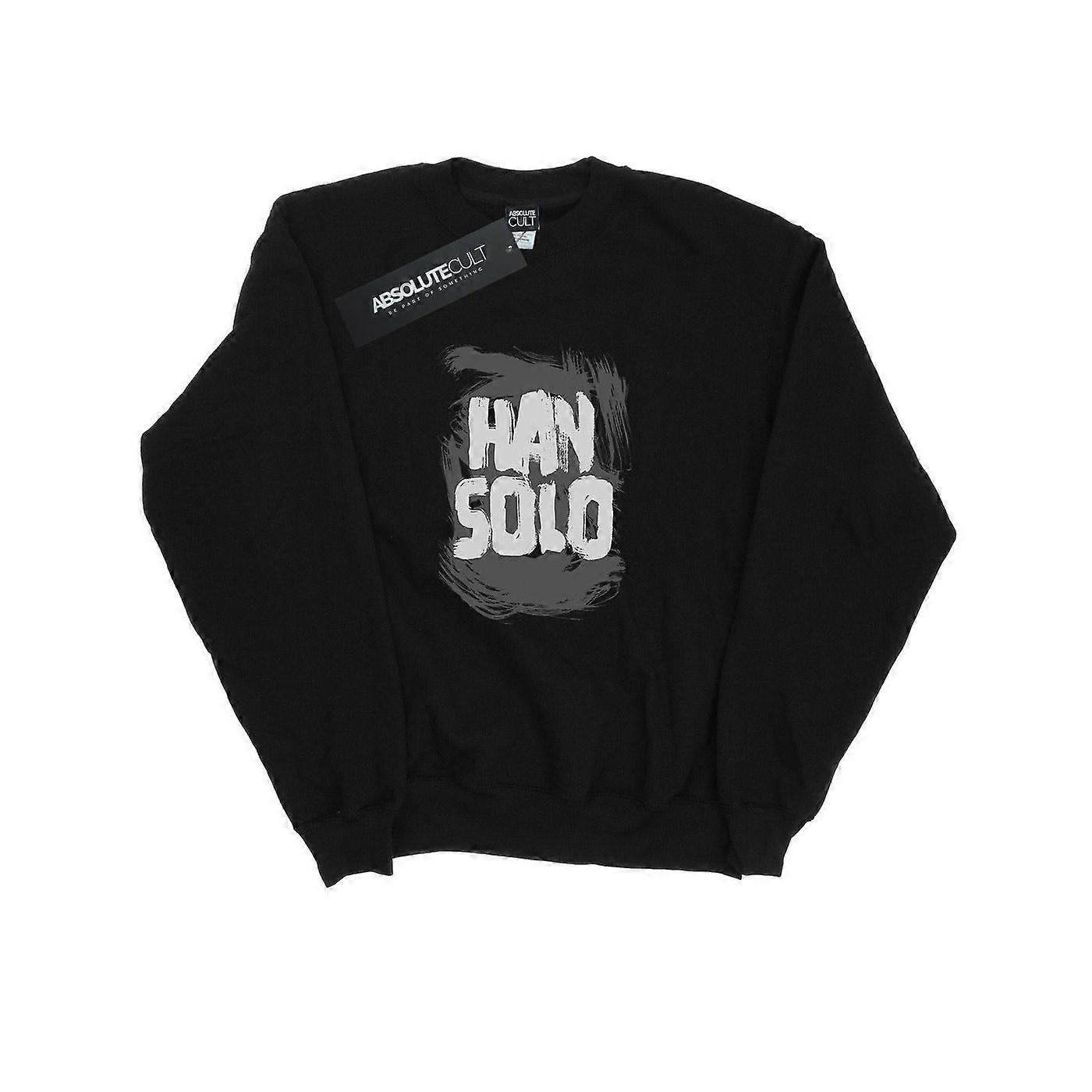 Star Wars Menns Han Solo Text Genser