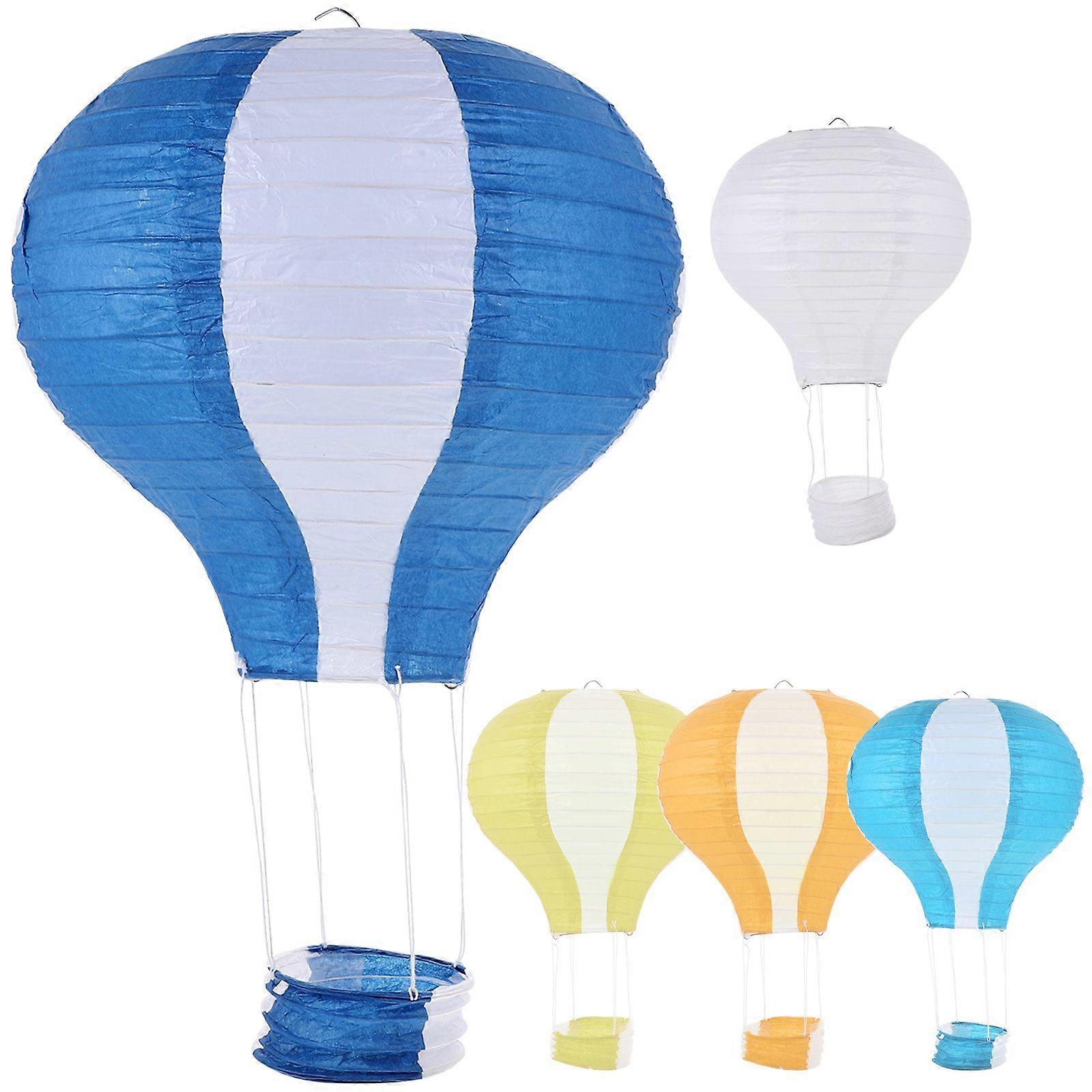 5pcs Decorative Paper Lanterns Hanging Paper Lantern Pendant Lantern Decor