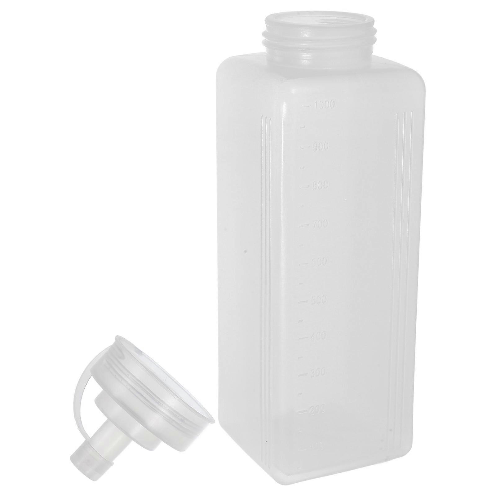 Sauce Bottle Pancake Squeeze Bottle Plastic for Storage Use 4Pcs