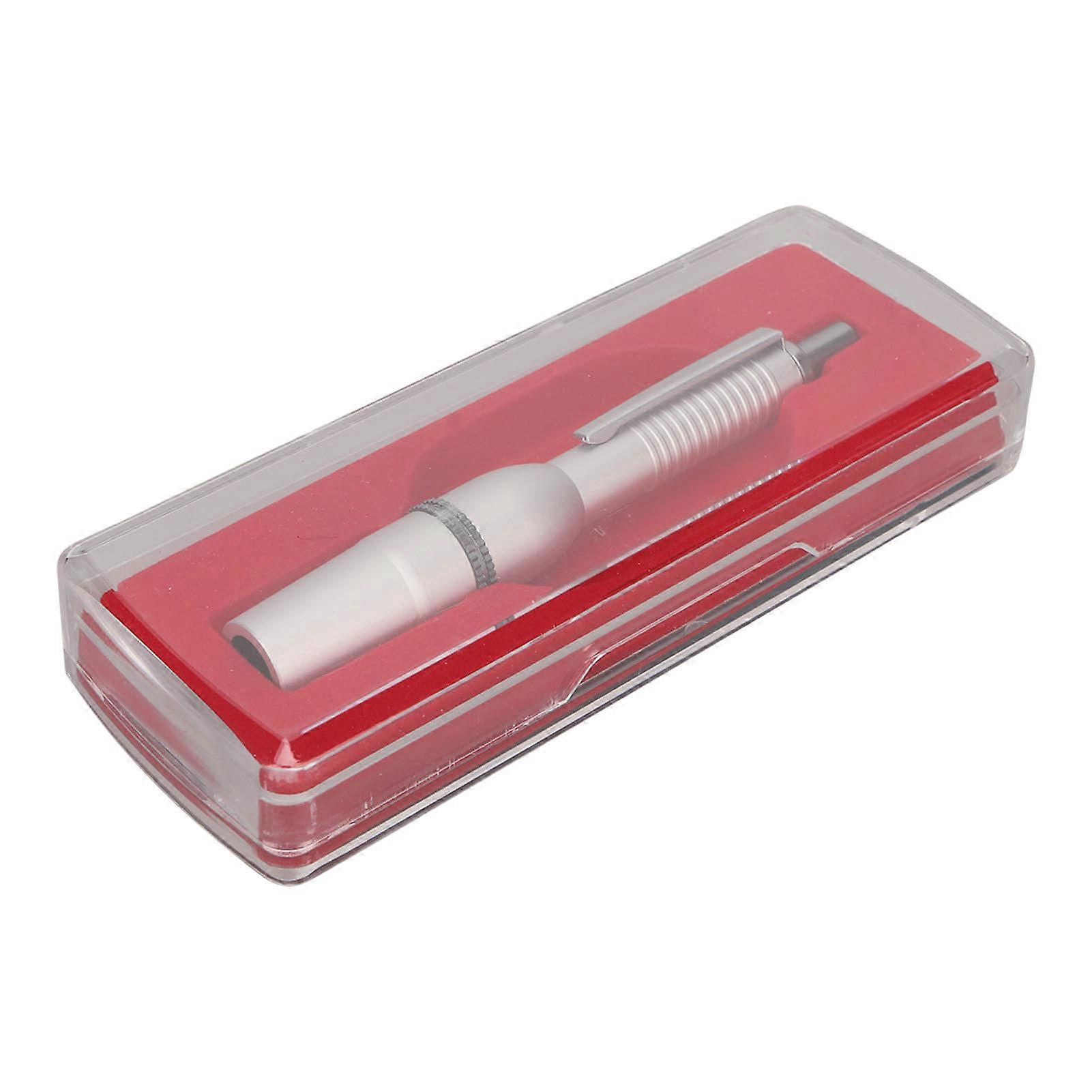 Stylo de prélèvement sanguin professionnel à profondeur réglable, dispositif de ponction sanguine à 3 aiguilles pour usage domestique, argent
