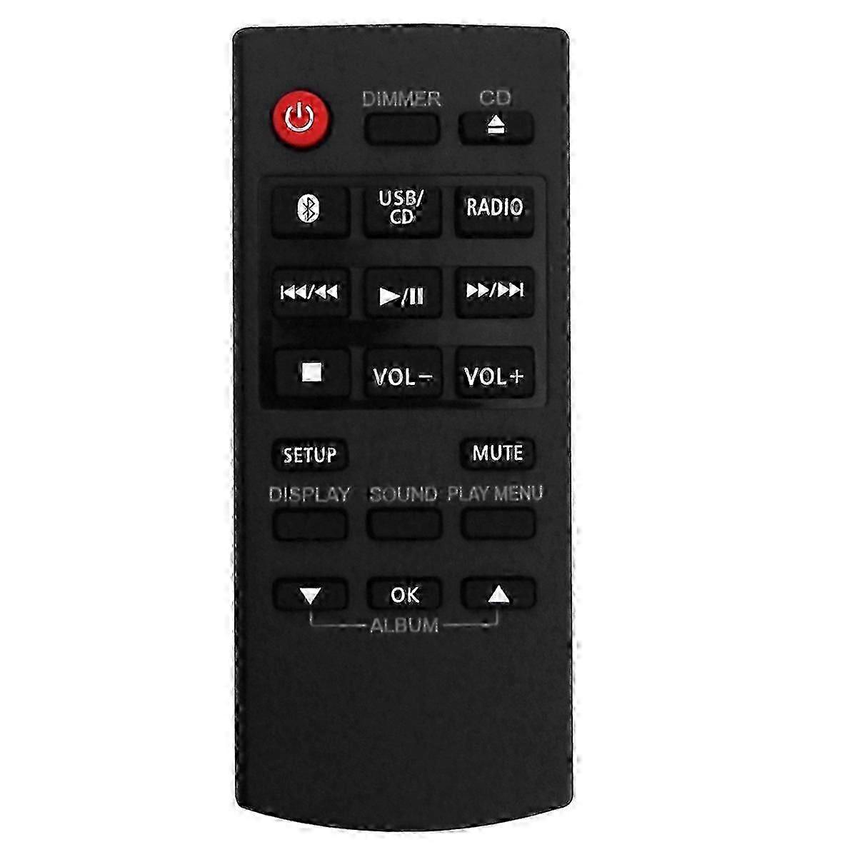 N2QAYB000984 Ersatt fjärrkontroll för Panasonic CD stereosystem Sub SA-PM250 SC-PM250 SC-PM600 SC-UX104 SC-HC20