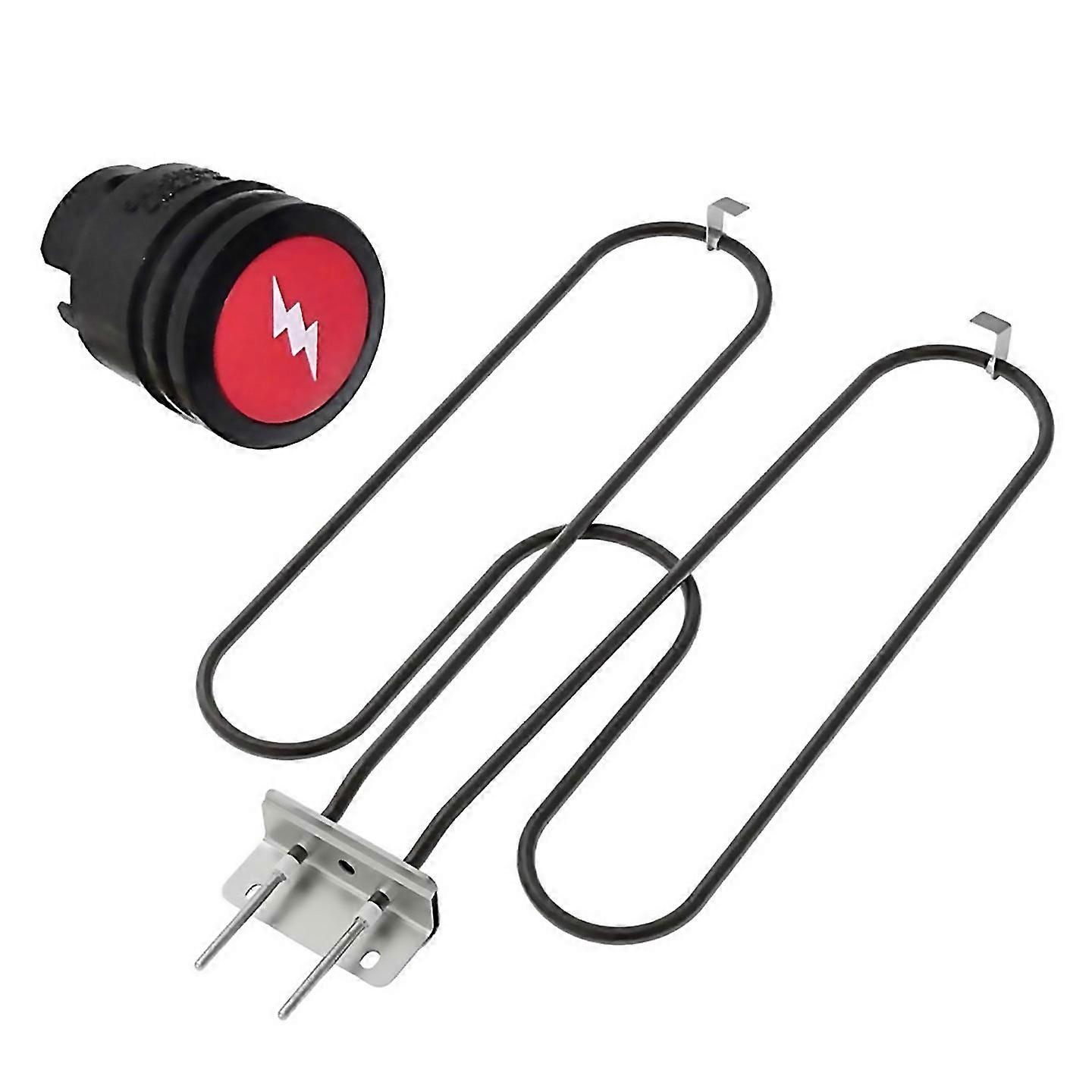 For 70127 Bbq Grill Heating Elements For Q240 Grills With Button Cover