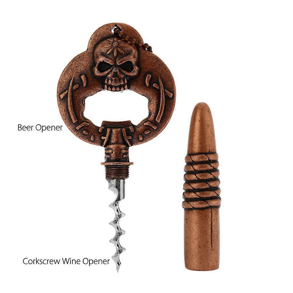 Skull for Opening 2 in 1 Bronze Color