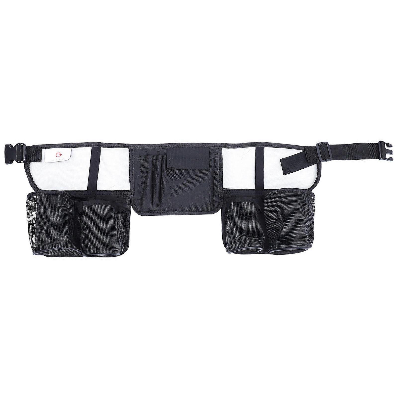 Multifunctional Storage Pouch Black Tool Waist Bag for Storage 1Pcs