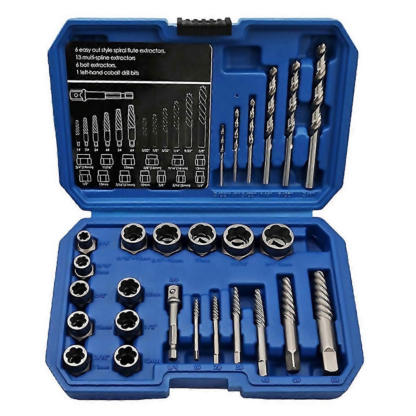 For Broken Nut And Bolt Extractor Sets Are Used To Remove Damaged Screws