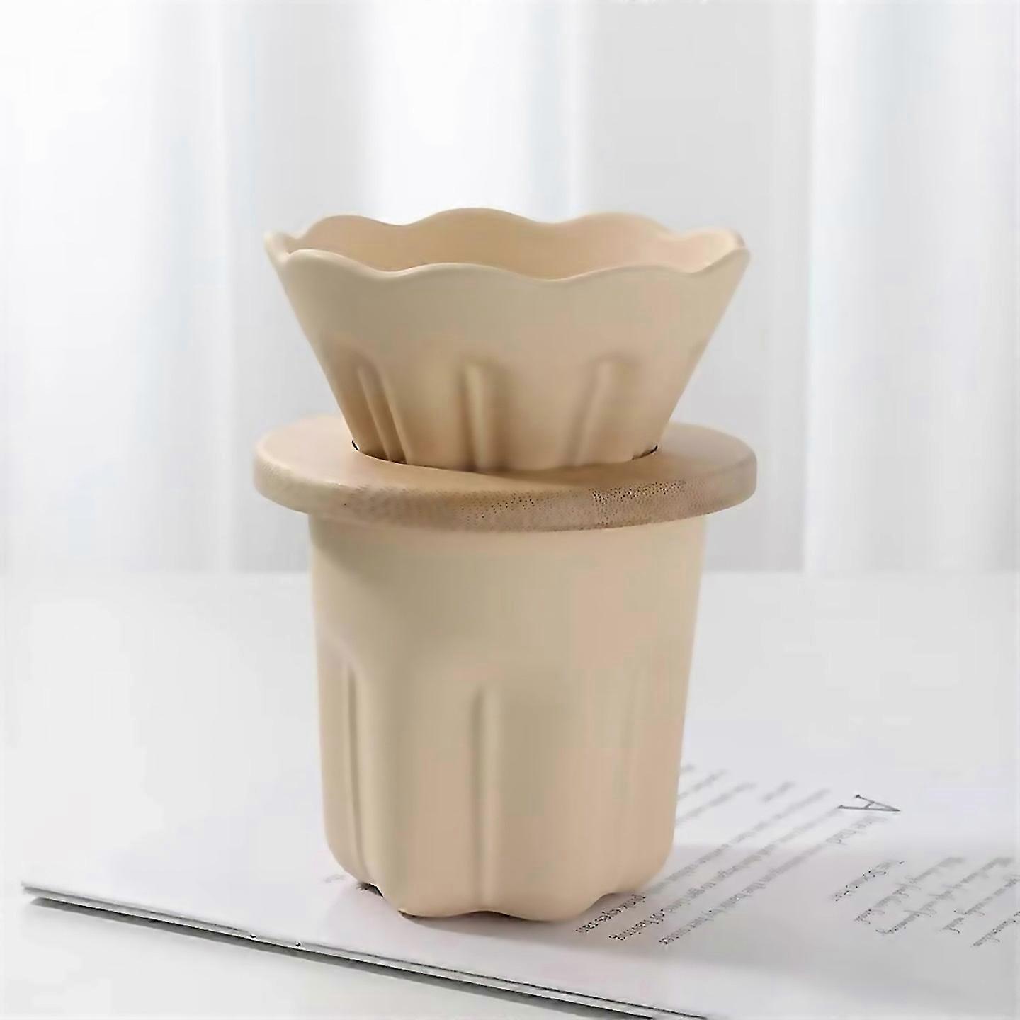 For Handbrewed Coffee Filter Cup Coffee Pour Over Kettle Setlightyellow